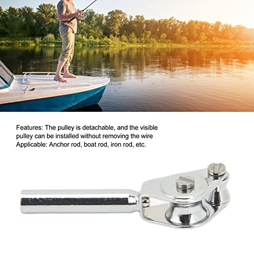 HERCHR 7mm Aluminium Alloy Fishing Roller Guide Tip for Sea Boat Trolling