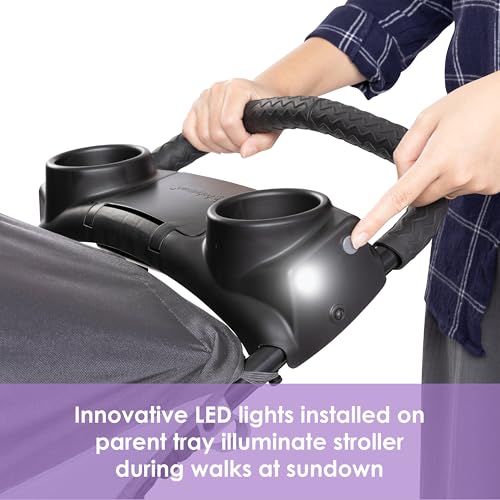 Jogging Travel System with LED Lights - Dash Grey