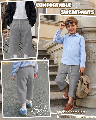 Boys Wide Leg Capri Pants - Soft, Breathable Fabric