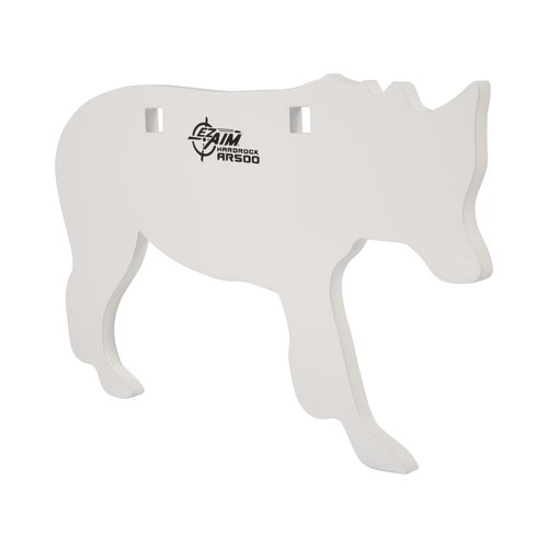 Allen Company EZ Aim AR500 Coyote Steel Shooting Gong Target, 6 lbs., White