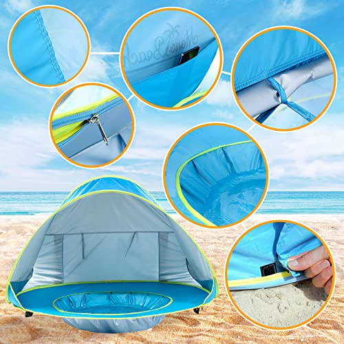 Baby Beach Tent Pop Up Portable Shade Pool with UV Protection