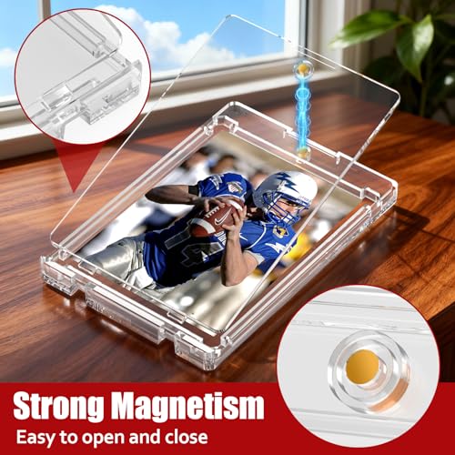 130PT Magnetic Card Holders for Thick Trading Cards - 15ct
