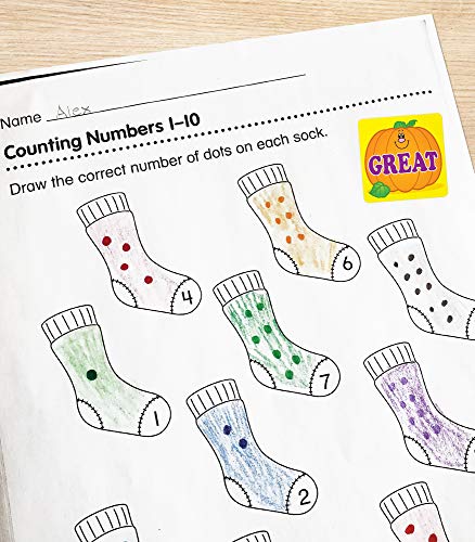 Fall Fun Motivational Stickers - 120-Piece Classroom Pack