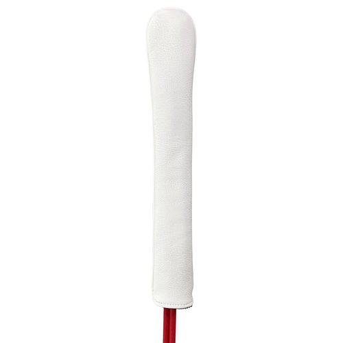 Gbourly Golf Club Alignment Stick Cover Skull and Crossbones White Holds at Least 2 Sticks PU Leather Protector Case Holder