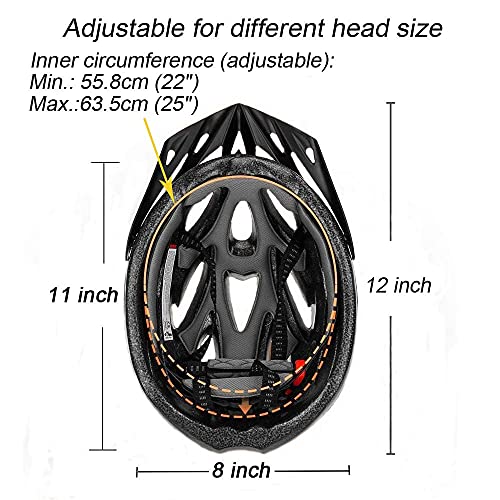 Adjustable Adult Bike Helmet - Lightweight Safety Protection - Pink+Black