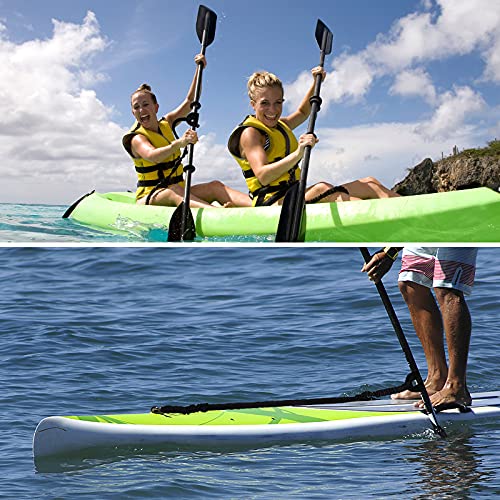 Stretchable Kayaking Paddle Leash Tether - 59 Inch Coiled Lanyard