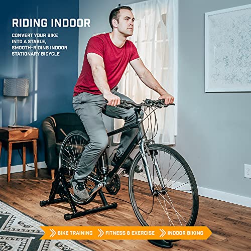 Bike Trainer Stand for Indoor Riding - Portable Magnetic Resistance