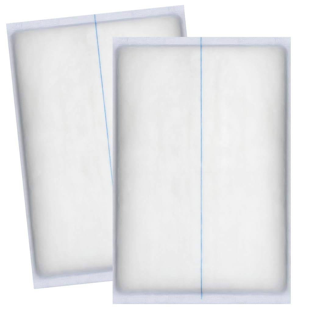 Vakly Extra Absorbent ABD Combine Abdominal Pads 5x9 Inches Ultra High Absorbency Sterile Individually Wrapped 5''x9'' First Aid Non-Adherent Post-Op Gauze - Heavy-Draining, Trauma Wound Dressing (50)