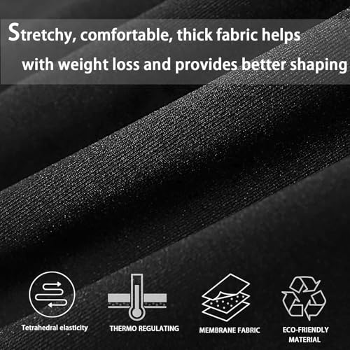 CEPORASK X-Large Sauna Suit for Women Weight Loss Workout Sweat Vest Waist Trainer Full Body Shapewear