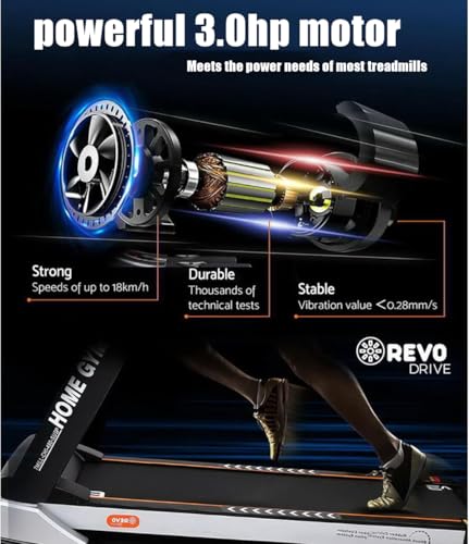 Treadmill DC Drive Motor with Flywheel - 3.0 HP, 130 VDC