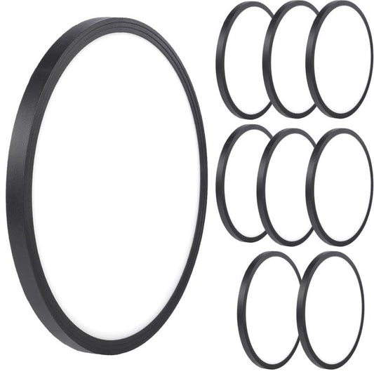 8Pack 12Inch 3200LM LED Flush Mount Ceiling Light,28W White 6000K,120V Slim Surface Mount Ceiling Light Fixture for Kitchen Bedroom Living Room