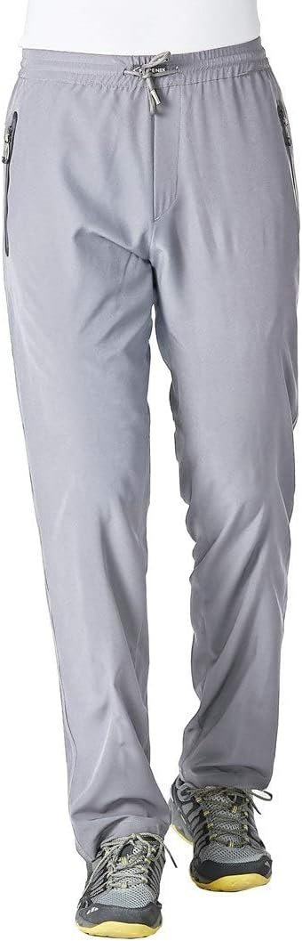 Rdruko Men's Casual Pants - Lightweight Quick-Dry Outdoor Workout Sweatpants | Ideal for Hiking & Running
