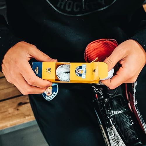 Ice Hockey & Figure Skating Skate Laces - 108" Waxed White