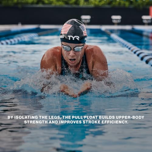 Pull Float - Swim Training Aid for Upper Body Strength - Blue/Black