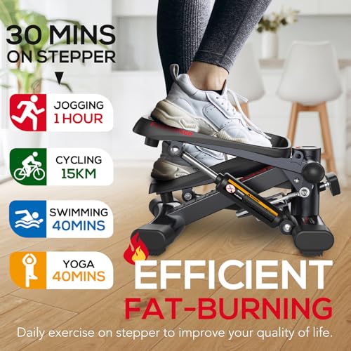 Fitness Stair Stepper with Resistance Bands - FITSTEP500