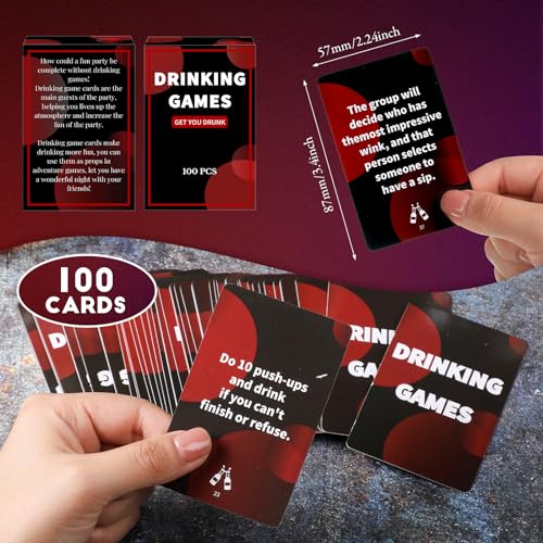Get You Drunk Card Game - Fun Drinking Challenges for Adults