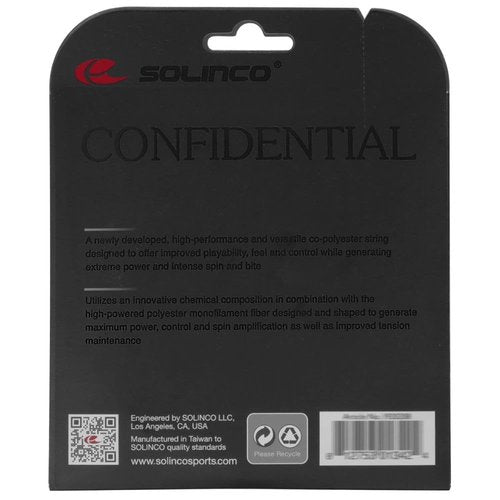 Solinco Confidential Tennis String (16L)