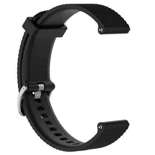 Disscool Replacement Bands for Timex Weekender and Timex Expedition, Soft Silicone Strap, Black, 20mm