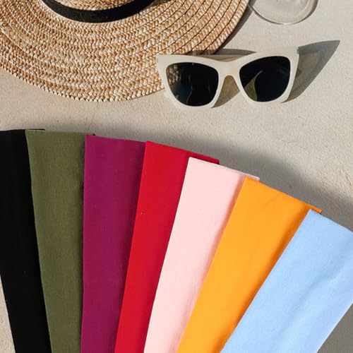 Non-Slip Workout Headbands for Women - 6 Pack, Neutral Colors