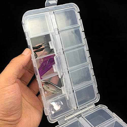 Premium Fishing Tackle Box with 20 Compartments - Adjustable Organizer