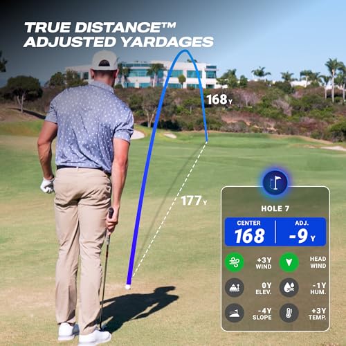 Golf GPS Speaker with Touchscreen Display - 42,000+ Courses