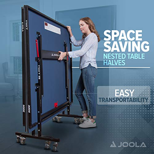 Professional Indoor Ping Pong Table - 15mm Blue - Easy Assembly