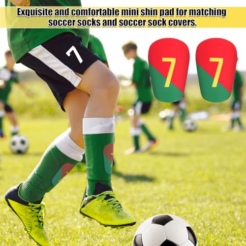 Mini Soccer Shin Guards - Lightweight Impact-Resistant Pads