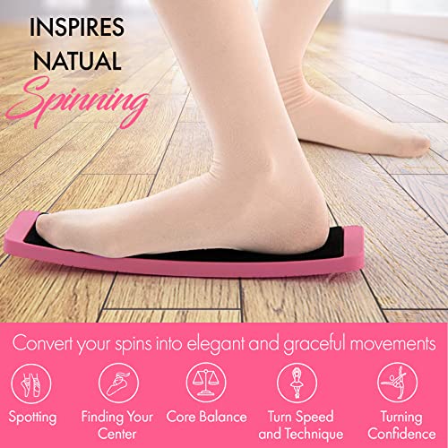 Zenmarkt Bright Pink Turning Board for Dancers, Gymnasts & Ice Skaters