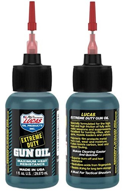 Lucas Extreme Duty 4oz Bore Solvent, Gun Oil, CLP & 1oz Needle Oiler, Grease Tube