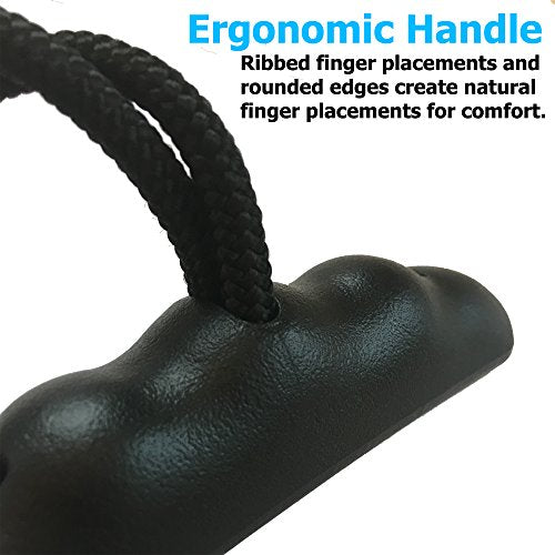 Kayak T-Handle Replacement Kit - Heavy Duty Bungee - Gray (2 Pack)