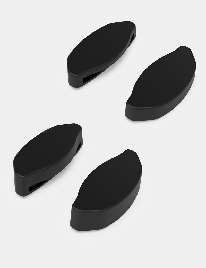 PapaViva 2 Pairs Replacement Nose Pieces for Oakley Spindrift OO9474/Spindrift RX OX8176 - Black