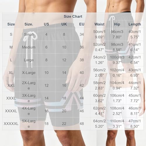 Men's 2 in 1 Athletic Running Shorts - Breathable Compression - Black, 3X-Large