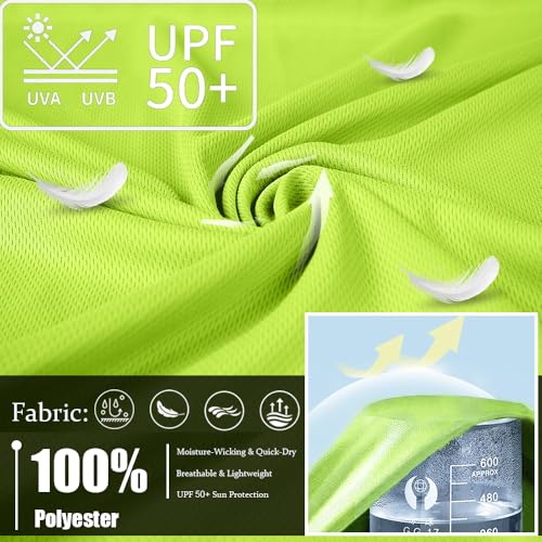 Men's UPF 50+ Sun Protection Hoodie - Long Sleeve with Mask, X-Large Navy