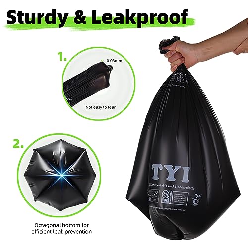 Biodegradable Portable Toilet Bags - 20 Count, 8 Gallon