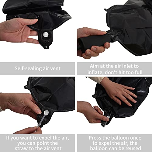 40 Inch Black B Jumbo Foil Balloon - Birthday Party Decoration
