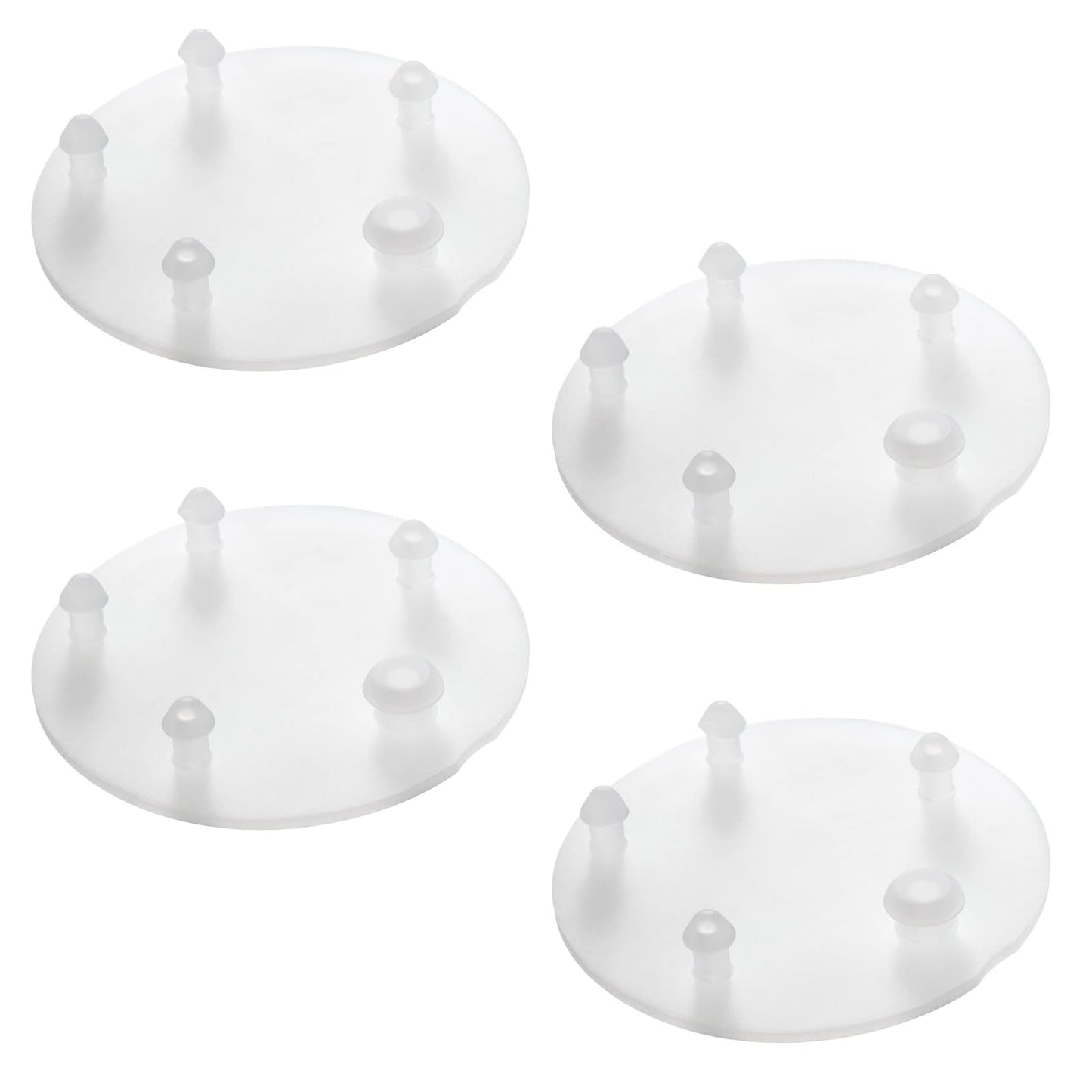 Replacement for Vormax Toilet Tank Silicone Flapper Seal Gasket 3'' - Fit for American Standard 7381424-100.0070A (4 Pack)