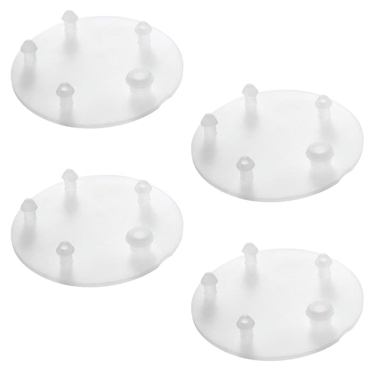 Replacement for Vormax Toilet Tank Silicone Flapper Seal Gasket 3'' - Fit for American Standard 7381424-100.0070A (4 Pack)