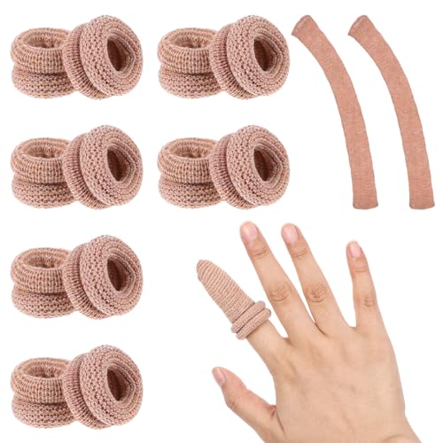 Breathable Finger Cots - 15 Pack Elastic Fabric Finger Sleeves for Protection