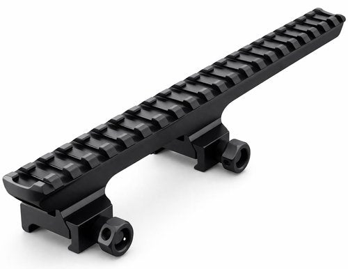 GOTICAL 22 Slots 8.75" / 225mm Length Extended Long Picatinny Rail Cantilever Mount 1" Riser Rail for Optics Flashlight Laser Lightweight Design Alumium Matt Finish Black