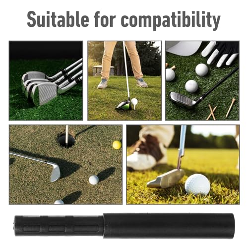 4 Pcs Golf Club Shaft Extensions for Iron and Wood - Black