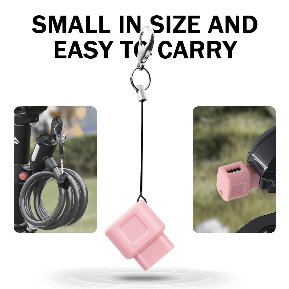 FREERDNG Suitable for Shimano EW-EC300 4-pin to Type-C Converter, 12 Speed Di2 Charger, Di2 Charging Cable, Bicycle Electronic Variable Speed Outdoor Charging Solution (Sakura Pink)