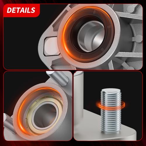 Golf Cart Front Wheel Hub Assembly for Yamaha G2 G8 G9 G14 G16 G19 G22 G29 - Durable Aluminum Bearings Kit