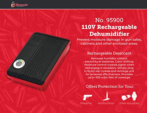 Portable Rechargeable Dehumidifier for Gun Safes - Model 95900