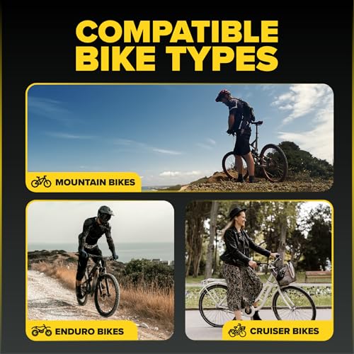 26" Bicycle Inner Tubes Set of 2 - Schrader Valve, Butyl Rubber