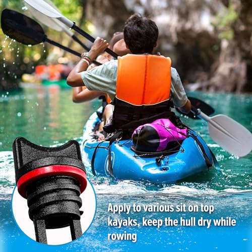 Ouligay 4pcs Kayak Plugs Drain Plug Kit Boat Scupper Lifetime