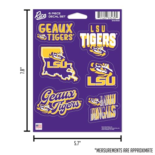 Notre Dame Fighting Irish 6-Piece Vinyl Decal Set - Team Sports Stickers
