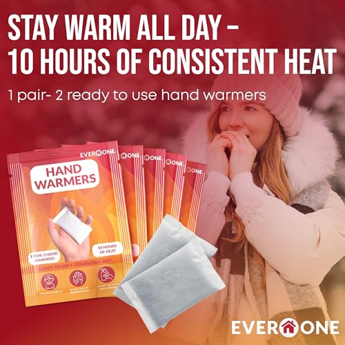 Hand Warmers - Long-Lasting Natural Heat Packs, 5 Pairs