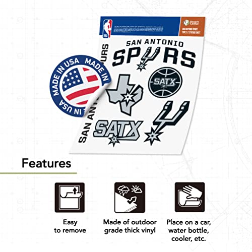 San Antonio Spurs Vinyl Sticker Decal - Official Licensed Sports Fan Gear