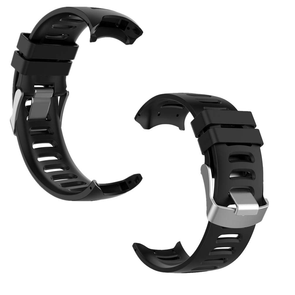 Muovrto Replacement Strap for Garmin Forerunner 610, Soft Silicone Sport Band Wath Strap Replacement Band for Garmin 610