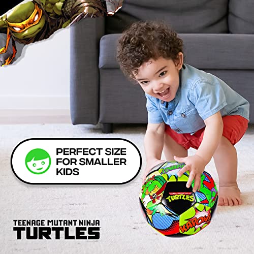 Capelli Sport Teenage Mutant Ninja Turtles Size 5 Soccer Ball - Officially Licensed TMNT Youth Training Ball with Vibrant Graphics
